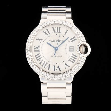 women cartier ballon bleu de cartier extra large watch|cartier ballon bleu 36mm diamond.